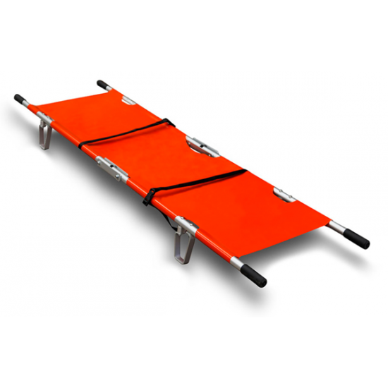 Foldable stretcher in 2 Folds-Folding stretchers 2 Fold--Portable stretcher-pick up stretcher